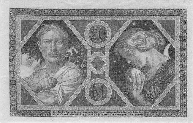 20 Mark Serie O/H 1915